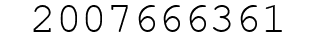 Number 2007666361.
