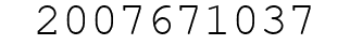 Number 2007671037.