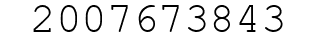 Number 2007673843.