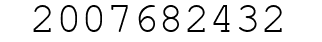Number 2007682432.