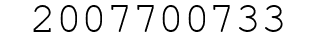 Number 2007700733.