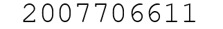 Number 2007706611.