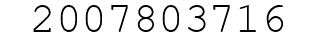 Number 2007803716.