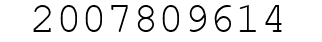 Number 2007809614.