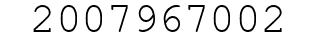 Number 2007967002.