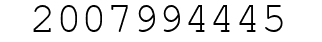 Number 2007994445.