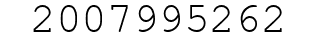 Number 2007995262.