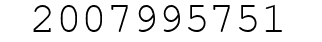 Number 2007995751.
