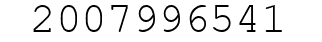 Number 2007996541.