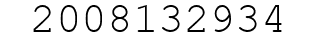 Number 2008132934.