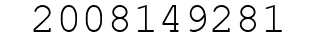 Number 2008149281.