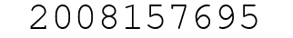 Number 2008157695.