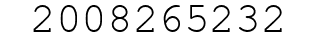 Number 2008265232.
