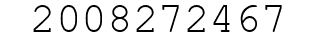 Number 2008272467.