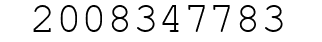 Number 2008347783.