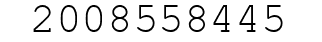 Number 2008558445.