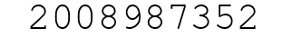Number 2008987352.