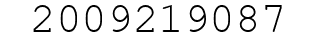 Number 2009219087.