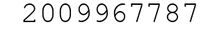Number 2009967787.