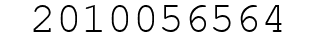 Number 2010056564.