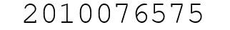 Number 2010076575.