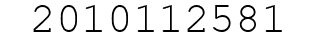 Number 2010112581.