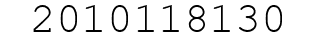 Number 2010118130.