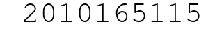 Number 2010165115.