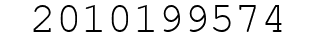 Number 2010199574.