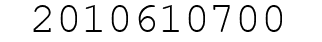 Number 2010610700.