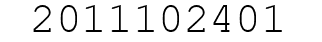 Number 2011102401.