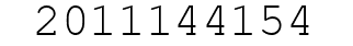 Number 2011144154.