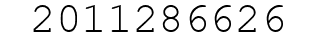 Number 2011286626.
