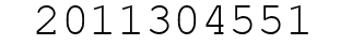 Number 2011304551.