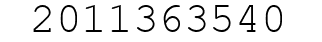 Number 2011363540.