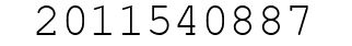 Number 2011540887.