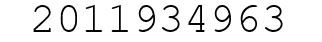 Number 2011934963.