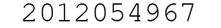 Number 2012054967.