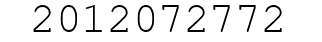 Number 2012072772.