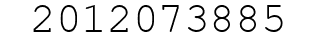 Number 2012073885.