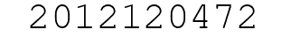 Number 2012120472.