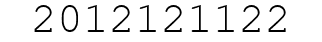 Number 2012121122.