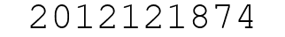 Number 2012121874.