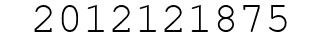 Number 2012121875.