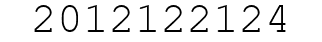 Number 2012122124.