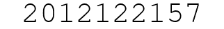 Number 2012122157.