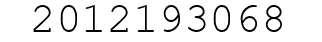 Number 2012193068.