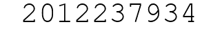 Number 2012237934.