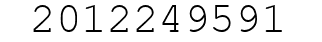 Number 2012249591.