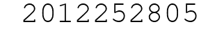 Number 2012252805.